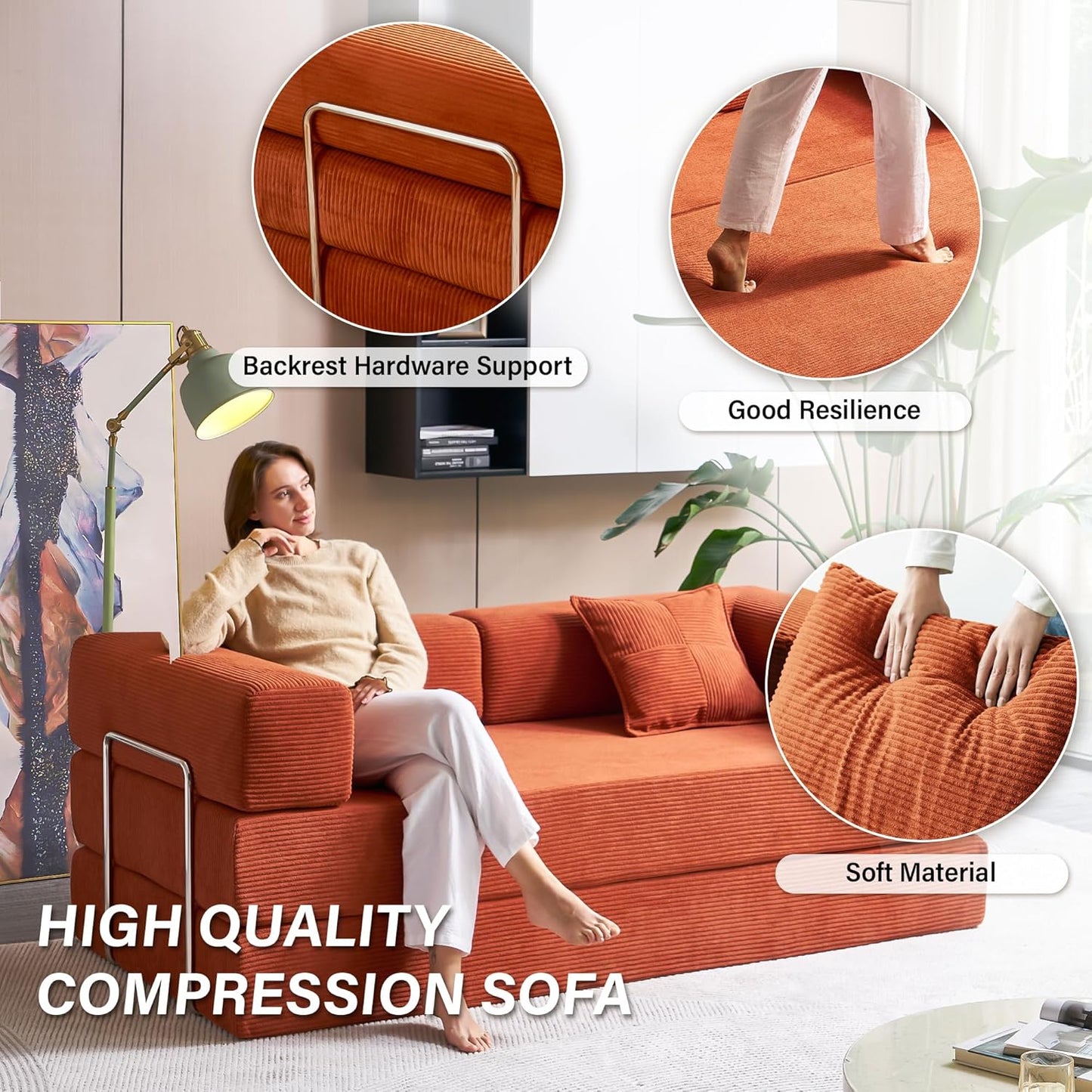 Corduroy Luxe Sofa Bed