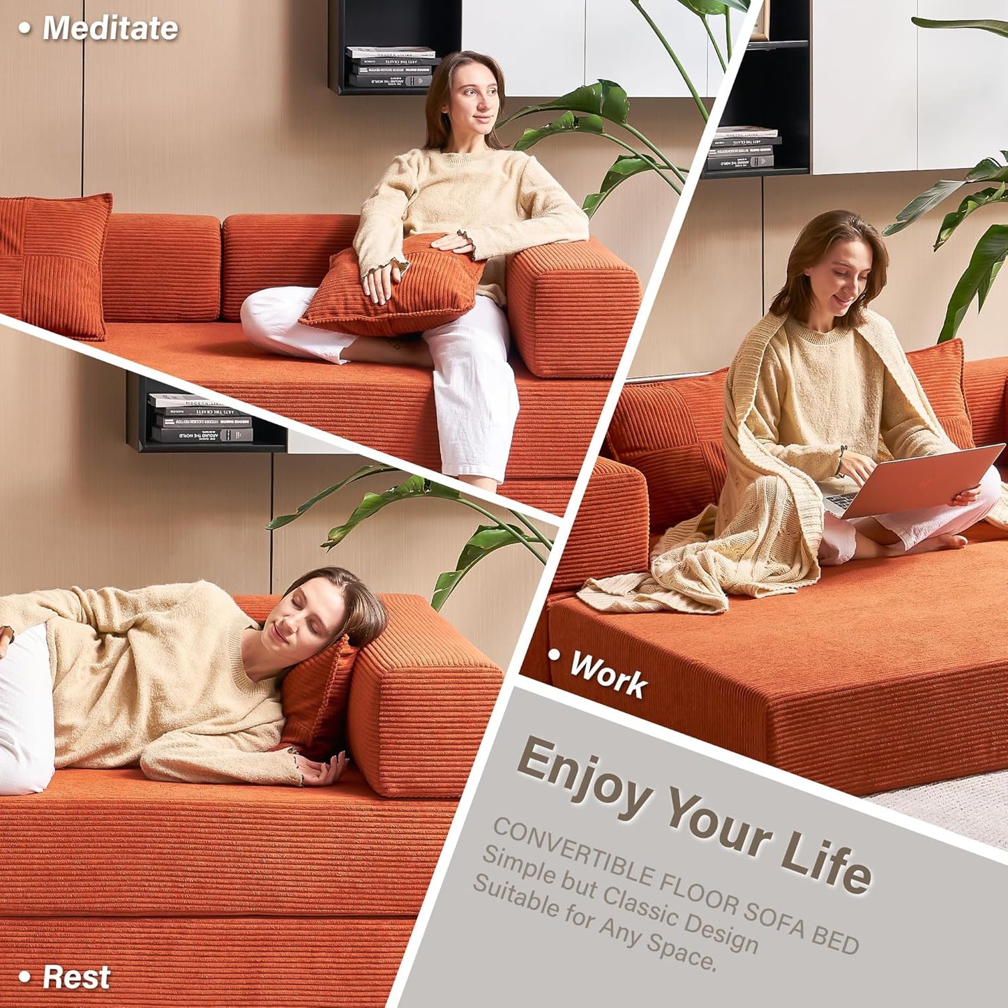 Corduroy Luxe Sofa Bed