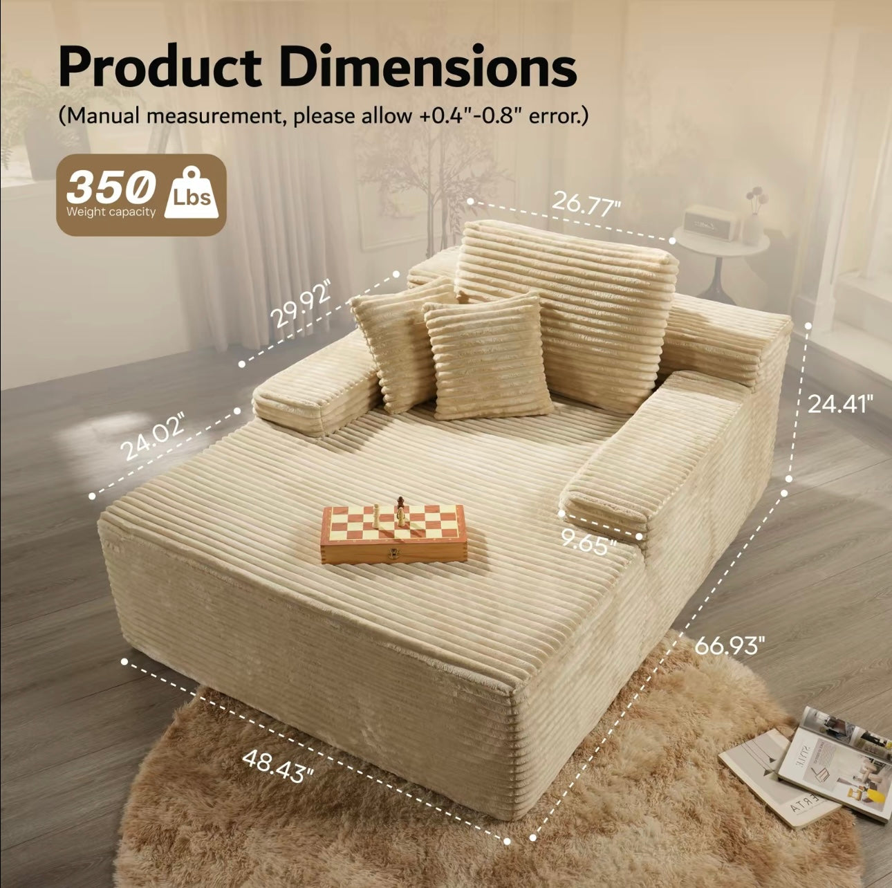 SnugNest Sleeper Sofa Bed