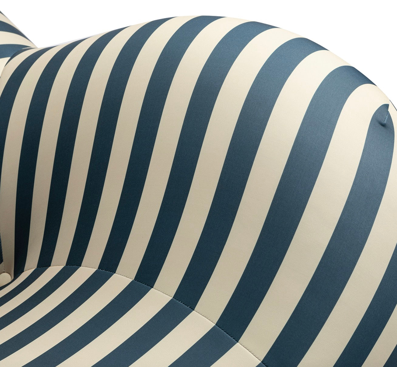 Artisan Stripe Cuddle Chair with Ottoman